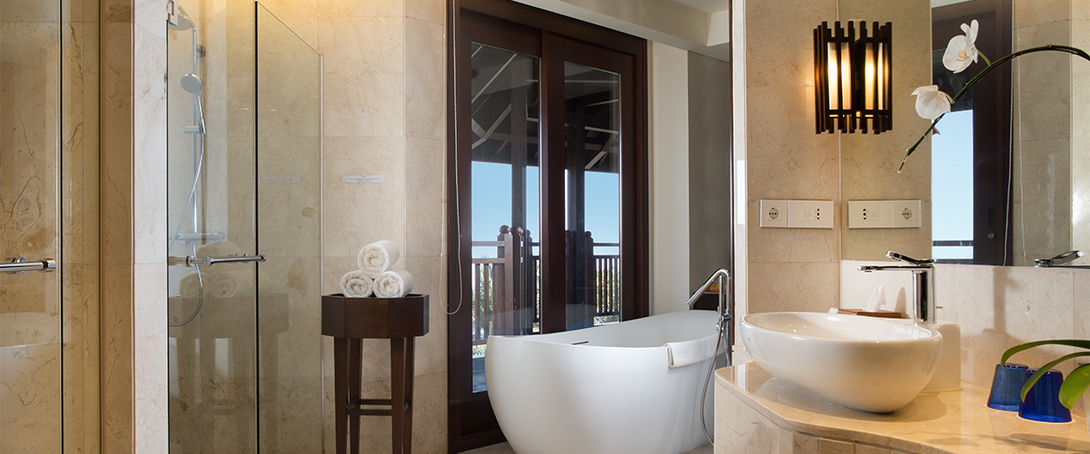 grand benoa ocean view suite bathroom